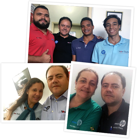 Equipe técnica da New Tech Soluções em Impressoras